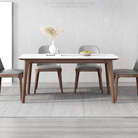 Cavella White Stone Dining Table - Housdecor Dining Table