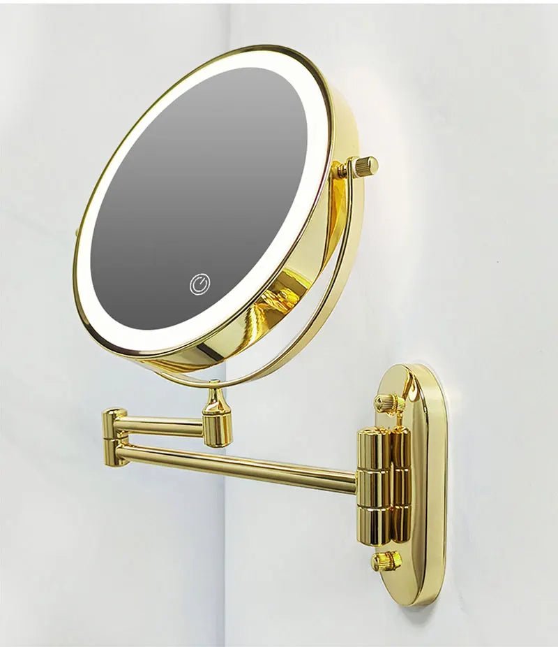 Chrome Smart Bathroom Makeup Mirror x7 Magnifier - Housdecor