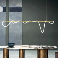 Contemporary "Malleable" LED Hanging Chandelier - Housdecor