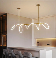 Contemporary "Malleable" LED Hanging Chandelier - Housdecor
