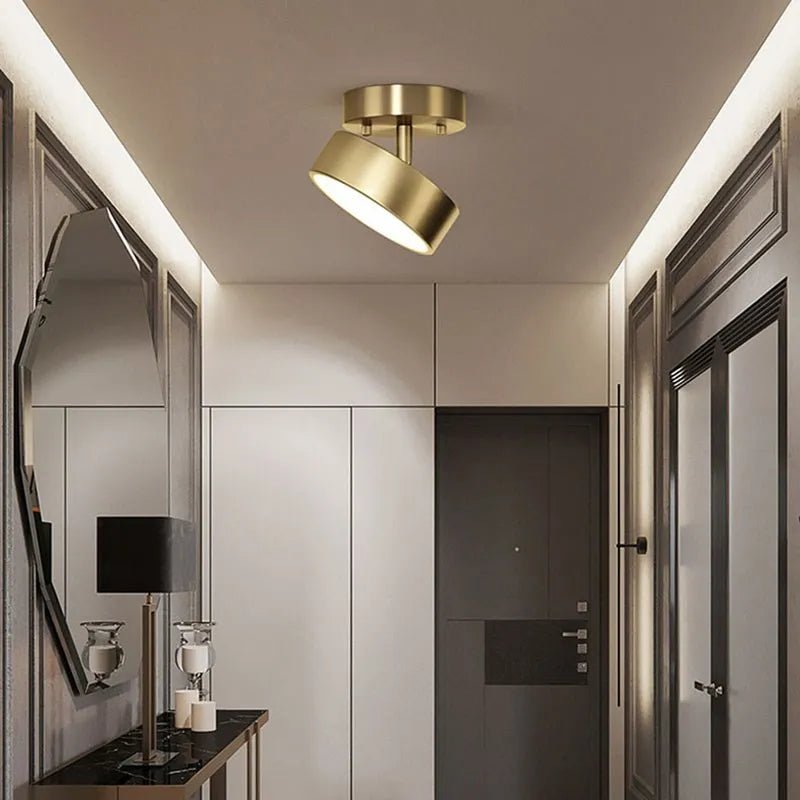 CopperHalo Modern LED Ceiling Light - Housdecor