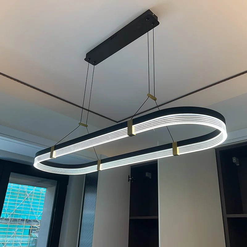Eclipse Aura LED Chandelier - Housdecor Ceiling Light Fixture
