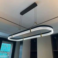 Eclipse Aura LED Chandelier - Housdecor Ceiling Light Fixture