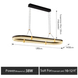 Eclipse Aura LED Chandelier - Housdecor Ceiling Light Fixture