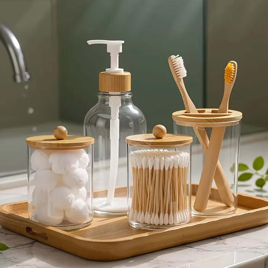 Elegant Bathroom Accessories Set – 4 Pieces - Housdecor
