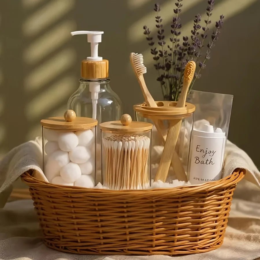 Elegant Bathroom Accessories Set – 4 Pieces - Housdecor