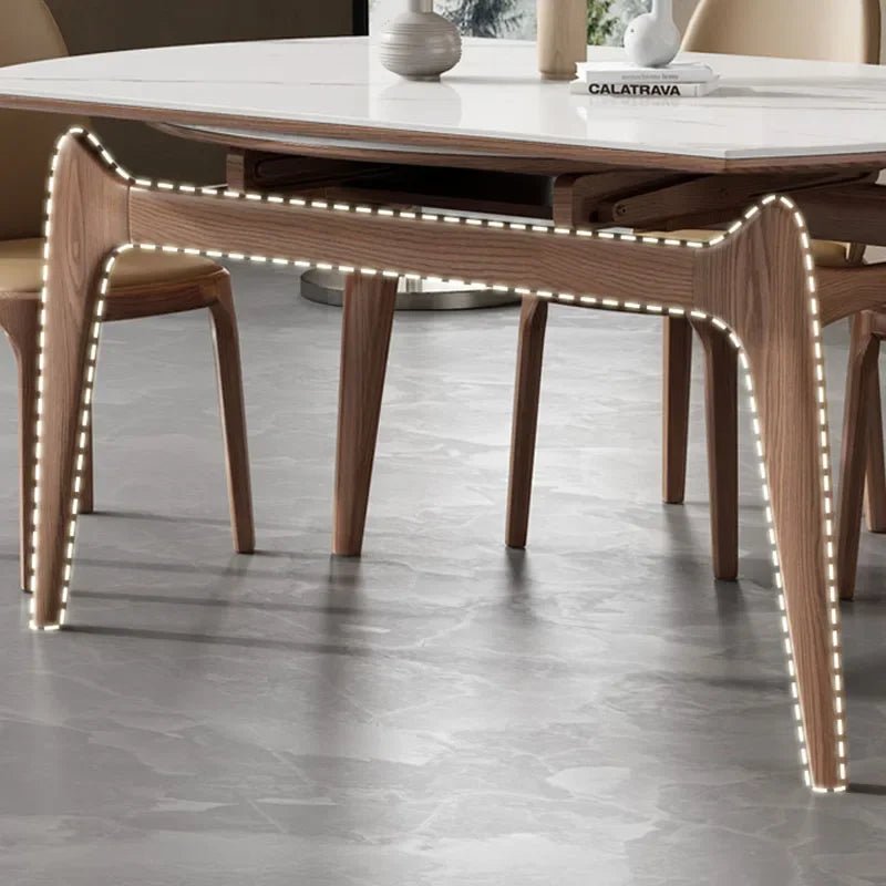 Elowen Oval Stone Dining Table - Housdecor Dining Table