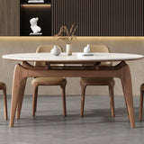 Elowen Oval Stone Dining Table - Housdecor Dining Table