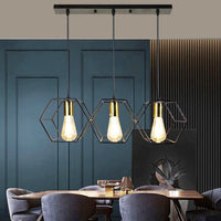 Geometric Inspired LED Chandelier - Housdecor