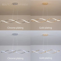 Infinity Wave LED Pendant Light - Housdecor Ceiling Light Fixture