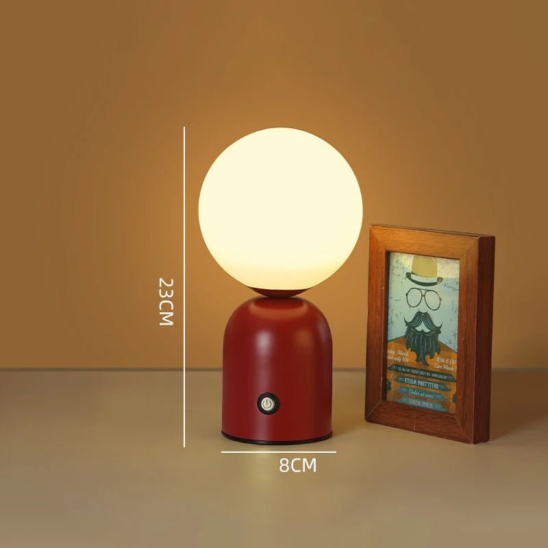 LineaGlow Compact Bedside Table Lamp - Housdecor