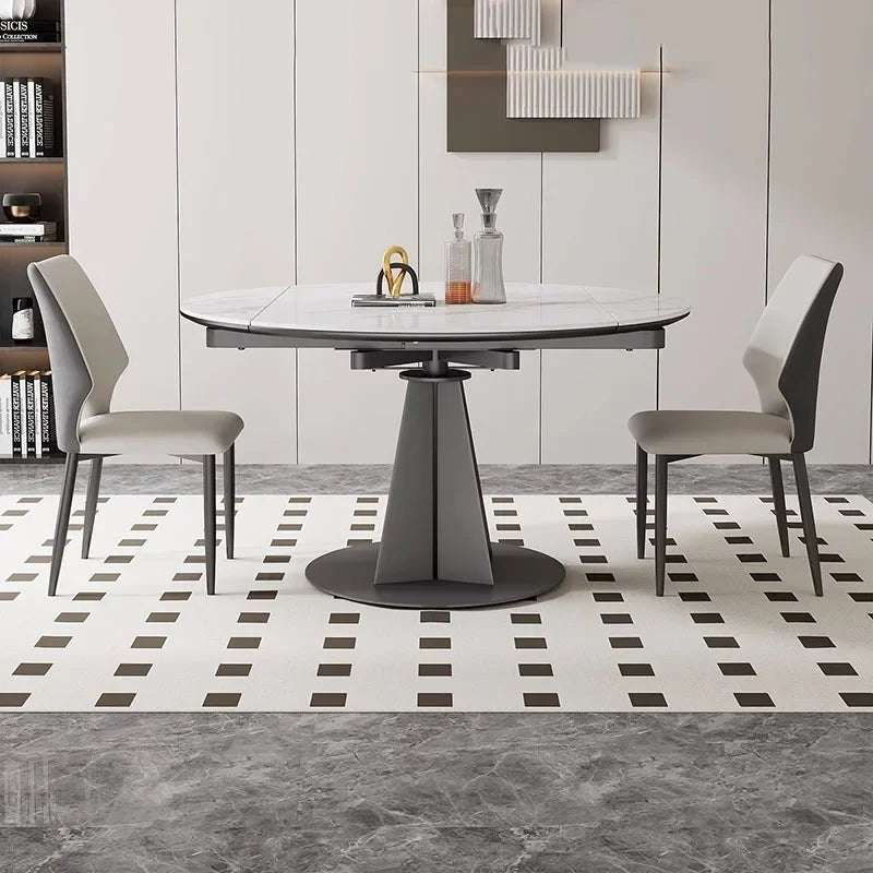 Lunara Expandable Marble - Top Dining Table - Housdecor Dining Table