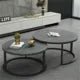 Modern Round Grey Marble Table - Housdecor Table