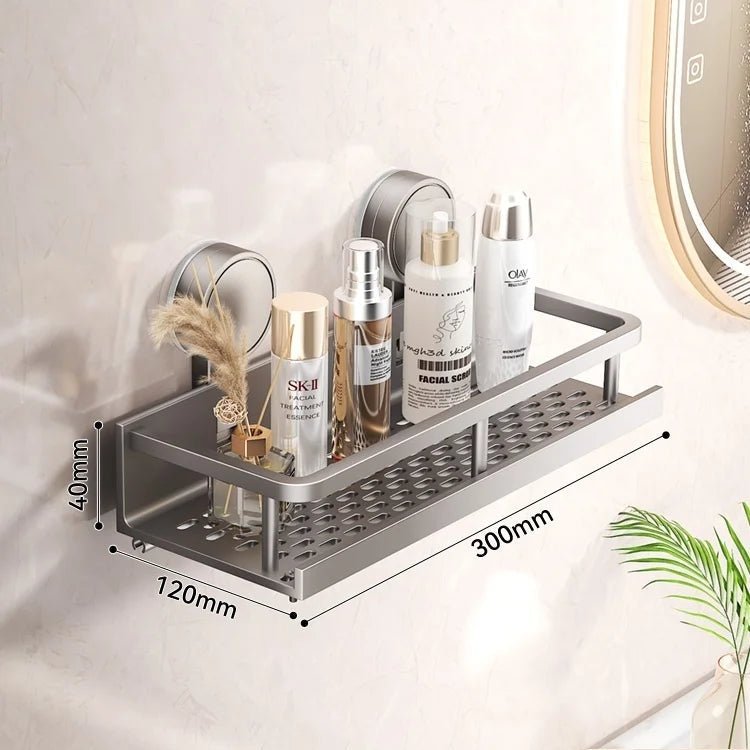 No Drill Aluminium Bathroom Rack - Housdecor