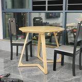 Nordika Haven Round Wood Dining Table - Housdecor Dining Table