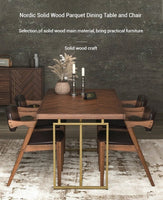Vinterra Solid Wood Dining Table - Housdecor Dining Table